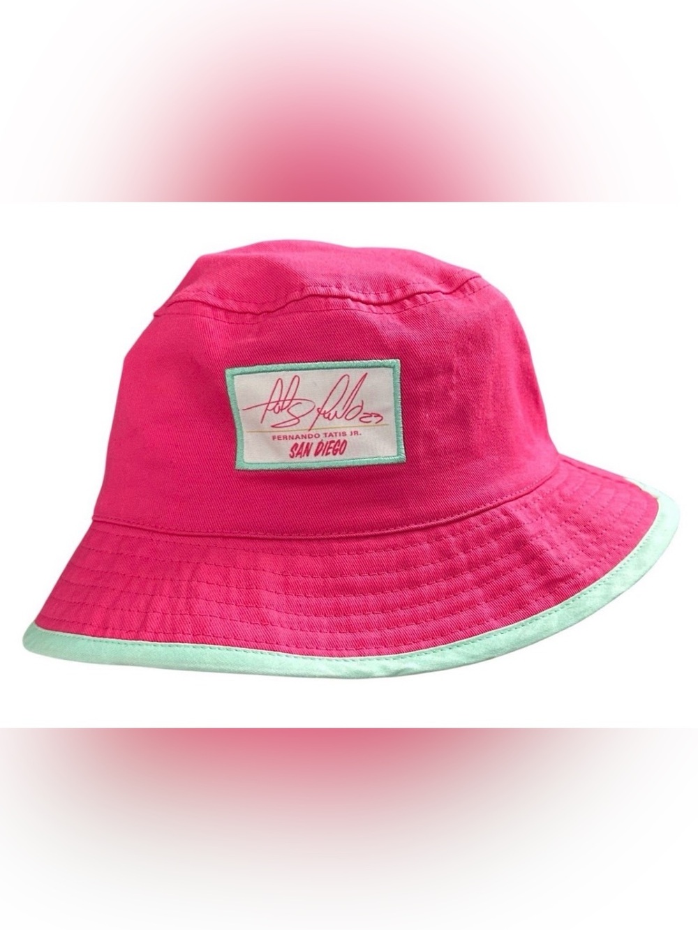 San Diego Padres Bucket Hat 2024 Fernando Tatis Jr #23 MLB Pink City Connect Cap